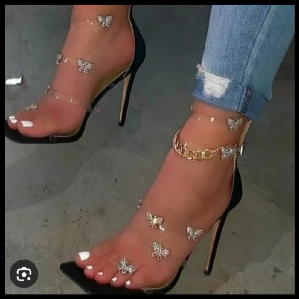 Sexy butterfly heels. New